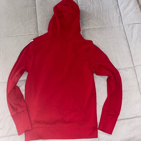 S Tommy Hilfiger half zip red hoodie - Picture 3 of 5